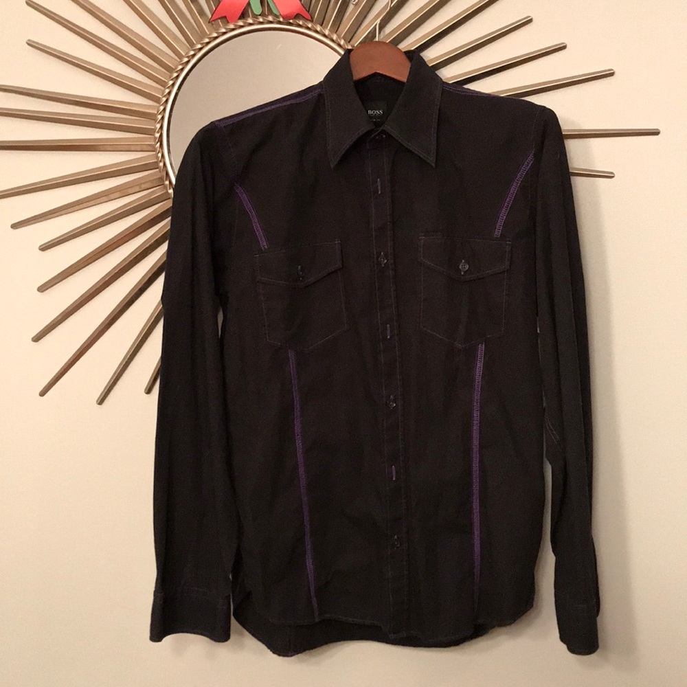 Boss men’s large button shirt